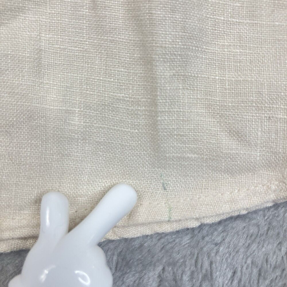 J Crew Washed Linen Shirt Mens M Natural Beige Short Sleeve Button Front CH600 - Picture 9 of 13